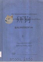 4TH INTERNATIONAL CONFERENCE ON ZINC AND ZINC ALLOY COATED STEEL SHEET GALVATECH'04 Ⅱ（ PDF版）