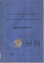 4TH INTERNATIONAL CONFERENCE ON ZINC AND ZINC ALLOY COATED STEEL SHEET GALVATECH'04 Ⅳ（ PDF版）