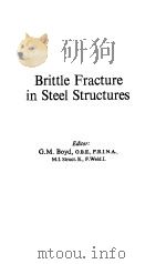 BRITTLE FRACTURE IN STEEL STRUCTURES（ PDF版）