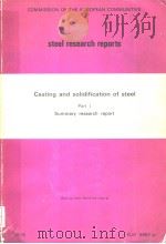 COMMISSION OF THE EUROPEAN COMMUNITIES STEEL RESEARCH REPORTS CASTING AND SOLIDIFICATION OF STEEL PA（ PDF版）