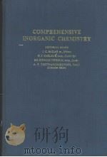 COMPREHENSIVE INORGANIC CHEMISTRY  IN FIVE VOLUMES  VOLUME 4（1973 PDF版）