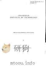 CRANFIELD INSTITUTE OFTECHNOLOGY     PDF电子版封面    P.HANCOCK AND B.S.HOCKENHULL 