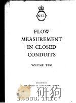 FLOW MEASUREMENT IN CLOSED CONDUITS  VOLUME TWO     PDF电子版封面     