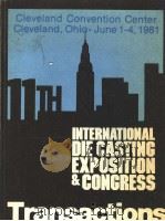 INTERNATIONAL DIE CASTING EXPOSITION AND CONGRESS TRANSACTIONS     PDF电子版封面     