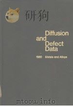 METALS AND ALLOYS 1980 DIFFUSION AND DEFECT DATA VOLUME 21     PDF电子版封面    F.H.WOHLBIER 