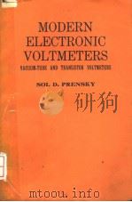 MODERN ELECTRONIC VOLTMETERS     PDF电子版封面    SOL D.PRENSKY 