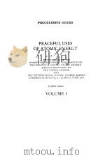 PEACEFULUSES OF ATOMIC ENERGY VOLUME Ⅲ（ PDF版）