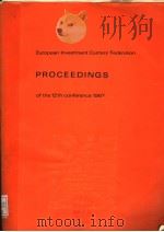 PROCEEDINGS OF THE 12TH CONFERENCE EINDHOVEN-NETHERLANDS     PDF电子版封面     