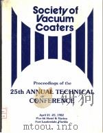 SOCIETY OF VACUUM COATERS     PDF电子版封面     