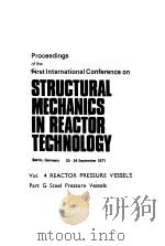 STRUCTURAL MECHANICS IN REACTOR TECHNOLOGY VOLUME 4（ PDF版）