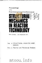 STRUCTURAL MECHANICS IN REACTOR TECHNOLOGY VOLUME 6     PDF电子版封面     