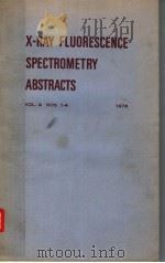 X-RAY FLUORESCENCE SPECTROMETRY ABSTRACTS  VOLUME 4  NO.1     PDF电子版封面    DR.S.GRIVELL 