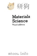 MATERIALS SCIENCE THIRD EDITION（ PDF版）