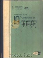 PROCEEDINGS OF THE 10TH CONFERENCE ON HOT LABORATORIES AND EQUIPMENT     PDF电子版封面     