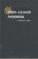 ORDER-DISORDER PHENOMENA（ PDF版）
