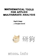 MATHEMATICAL TOOLS FOR APPLIED MULTIVARIATE ANALYSIS（ PDF版）