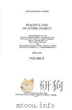 PEACEFUL USES OF ATOMIC ENERGY VOLUME 8（ PDF版）