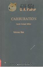 CARBURATION VOLUME 1 CARBURATION     PDF电子版封面    CHARLES H. FISHER 