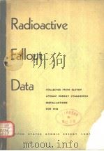 RADIOACTIVE  FALLOUT DATA     PDF电子版封面    GORDON M.DUNNING 