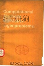 COMPUTATIONAL METHODS FOR MATRIX EIGENPROBLEMS（ PDF版）