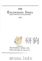 THE ENGINEERING INDEX 1959     PDF电子版封面     
