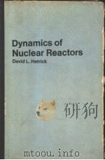 DYNAMICS OF NUCLEAR REACTORS     PDF电子版封面  0226331660  DAVID L.HETRICK 
