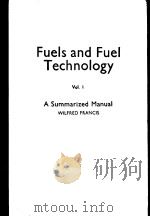 FUELS AND FUEL TECHNOLOGY VOLUME 1（ PDF版）