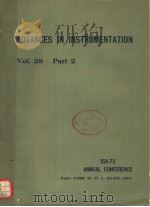 ADVANCES IN INSTRUMENTATION  VOL.28  PART 2   1973  PDF电子版封面     