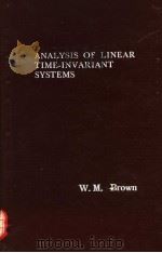 ANALYSIS OF LINEAR TIME-INVARIANT SYSTEMS（1963 PDF版）