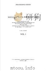 NUCLEAR DATA FOR REACTORS  VOL.1（1970 PDF版）
