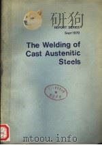 THE WELDING OF CAST AUSTENITIC STEELS     PDF电子版封面     