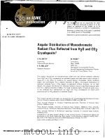 ANGULAR DISTRIBUTION OF MONOCHROMATIC RADIANT FLUX REFLECTED FROM H2O AND CO2 CRYODEPOSITS1     PDF电子版封面     