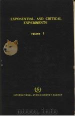 EXPONENTIAL AND CRITICAL EXPERIMENTS  VOLUME 3（ PDF版）