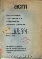 CONFERENCE RECORD OF THIRD ANNUAL ACM SYMPOSIUM ON THEORY OF COMPUTING（ PDF版）