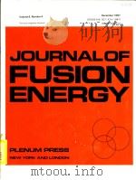 JOURNAL OF FUSION ENERGY     PDF电子版封面     