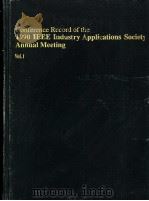 CONFERENCE RECORD OF THE 1990 IEEE INDUSTRY APPLICATIONS SOCIETY ANNUAL MEETING  PART 1（ PDF版）