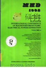 ELEVENTH INTERNATIONAL CONFERENCE ON MAGNETOHYDRODYNAMIC ELECTRICAL POWER GENERATION  VOLUME 4（ PDF版）
