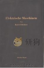 ELEKTRISCHE MASCHINEN（1950 PDF版）