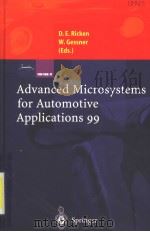 ADVANCED MICROSYSTEMS FOR AUTOMOTIVE APPLICATIONS 99   1999  PDF电子版封面  3540651837   