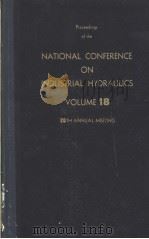 PROCEEDINGS OF THE NATIONAL CONFERENCE ON FLUID POWER  VOLUME 18  TWENTIETH ANNUAL MEETING     PDF电子版封面     