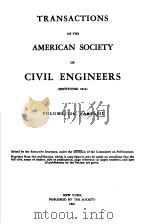 TRANSACTIONS OF THE AMERICAN SOCIETY OF CIVIL ENGINEERS  VOLUME 126  PART 3   1961  PDF电子版封面     