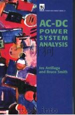AC-DC POWER SYSTEM ANALYSIS     PDF电子版封面  0852963941   