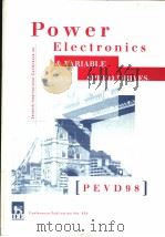 SEVENTH INTERNATIONAL CONFERENCE ON POWER ELECTRONICS AND VARIABLE SPEED DRIVES（ PDF版）