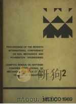 PROCEEDINGS OF THE SEVENTH INTERNATIONAL CONFERENCE ON SOIL MECHANICS AND FOUNDATION ENGINEERING COM     PDF电子版封面     