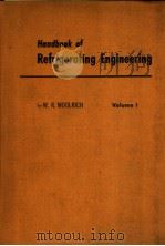 HANDBOOK OF REFRIGERATING ENGINEERING  FOURTH EDITION  VOLUME 1 FUNDAMENTALS（ PDF版）