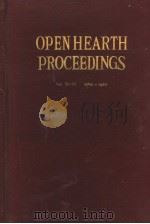 OPENHEARTH PROCEEDINGS  VOLUME 32-33     PDF电子版封面    W.C.KITTO 