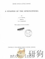 A SYNOPSIS OF THE SIPHONOPHORA     PDF电子版封面    A.K.TOTTON  H.E.BARGMANN 