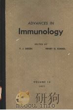 ADVANCES IN IMMUNOLOGY  VOLUME 14（1971 PDF版）