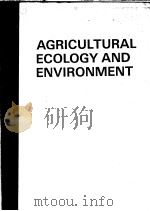 AGRICULTURAL ECOLOGY AND ENVIRONMENT（ PDF版）