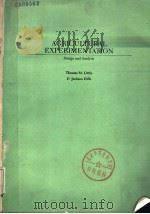 AGRICULTURAL EXPERIMENTATION     PDF电子版封面    THOMAS M.LITTLE  F.JACKSON HIL 